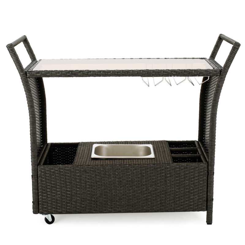 Chariot-bar Bahama Pe Kd (sans tabouret inclus), Gris