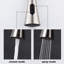 Robinet de cuisine avec douchette extractible, style moderne en nickel brossé, acier inoxydable, installation facile-730460393