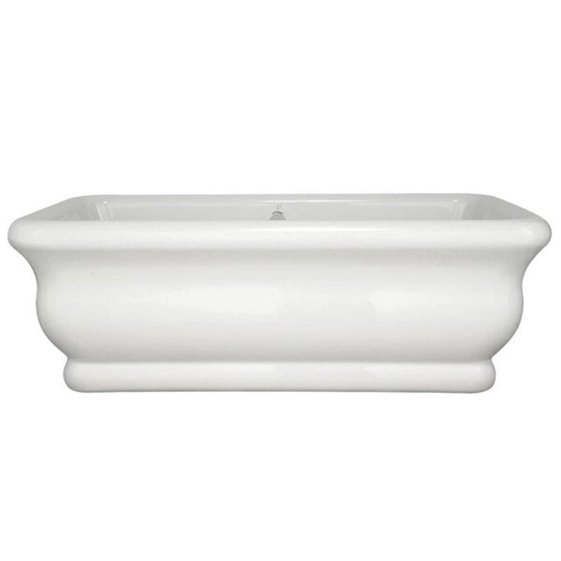 Michelangelo 70'' x 36'' Soaking Acrylic Bathtub, Satin Brass