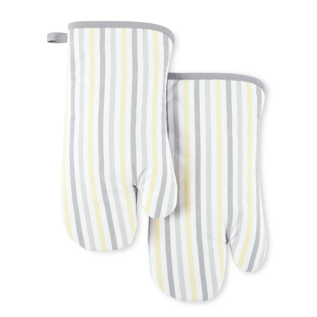 Martha Stewart Daisy Stripe Oven Mitt (Set of 2) Martha Stewart 