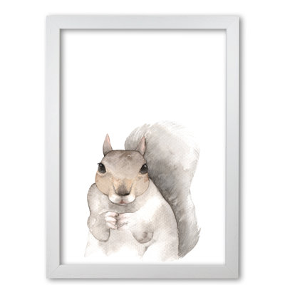 Forest Friends, Cute Squirrel - Painting