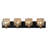 Kurtis 4 - Light Crystal Shade Classic Shine Dimmable Vanitly Light Fixture