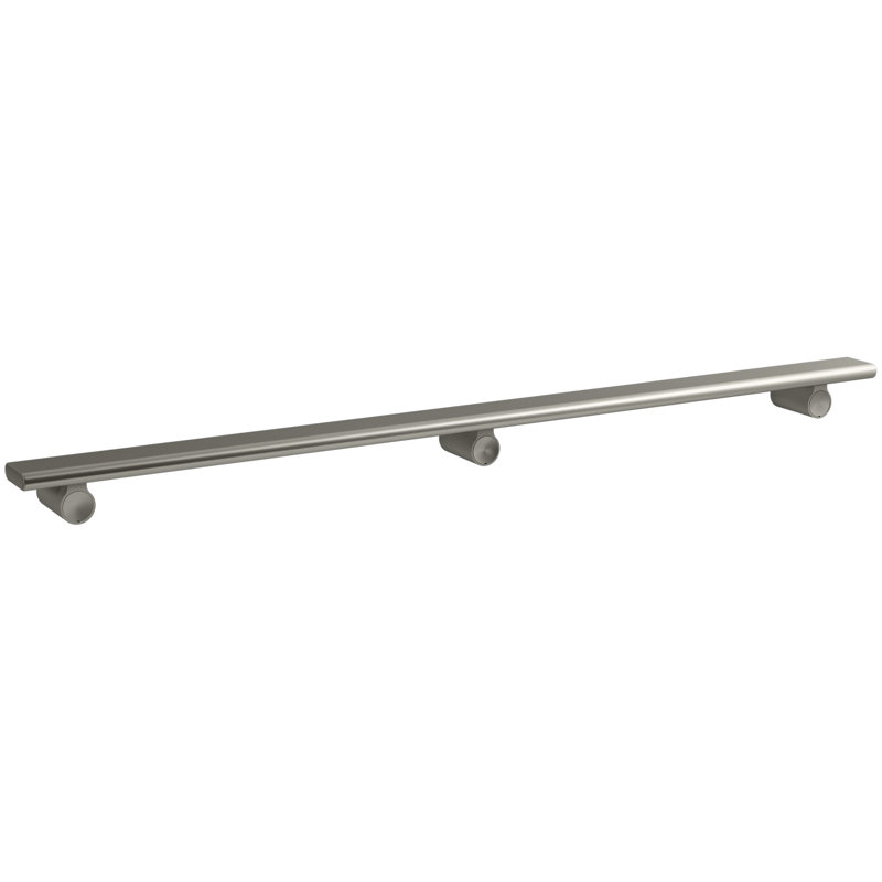 Choreograph Shower Shelf, 3.5" H x 36" W x 3.5" D, Anodized Brushed Nickel