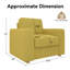 Fauteuil club de 36,5 po de largeur Hepler-1607497186