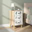  Bedside Cabinet Sonoma Oak Engineered Wood Nightstand Bedroom Furniture