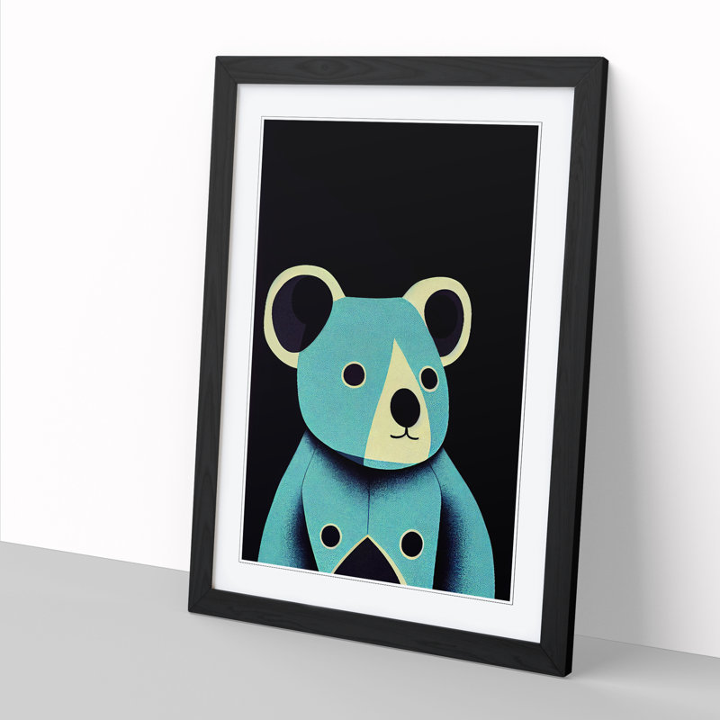 Koala Bear Design - Picture Frame Print, Black, 34cm H x 25cm W x 2cm D