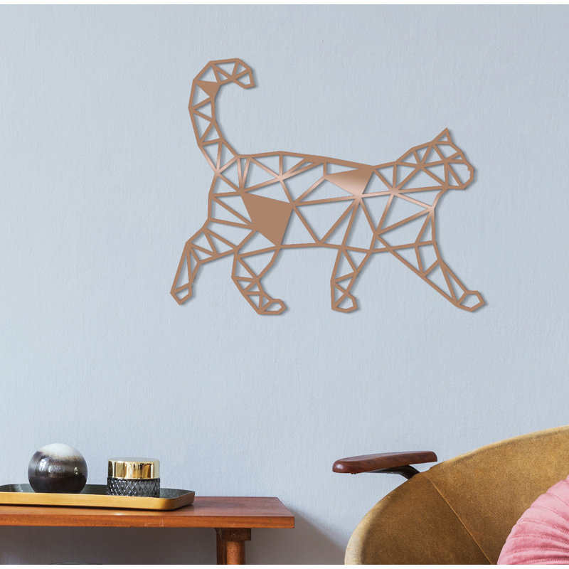 Wall Decor on Metal, Copper