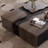 Creative simple storage square coffee table-110992863