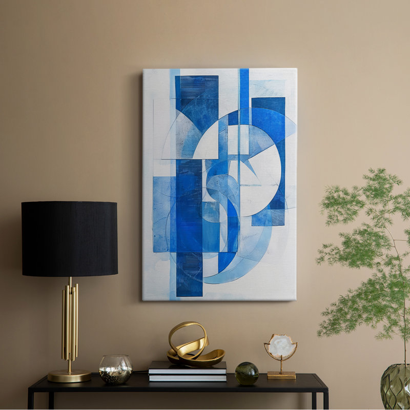 Série ABSTRACT CVI - Toile tendue avec châssis Premium - Prêt à être accroché, H 18 po x l 12 po