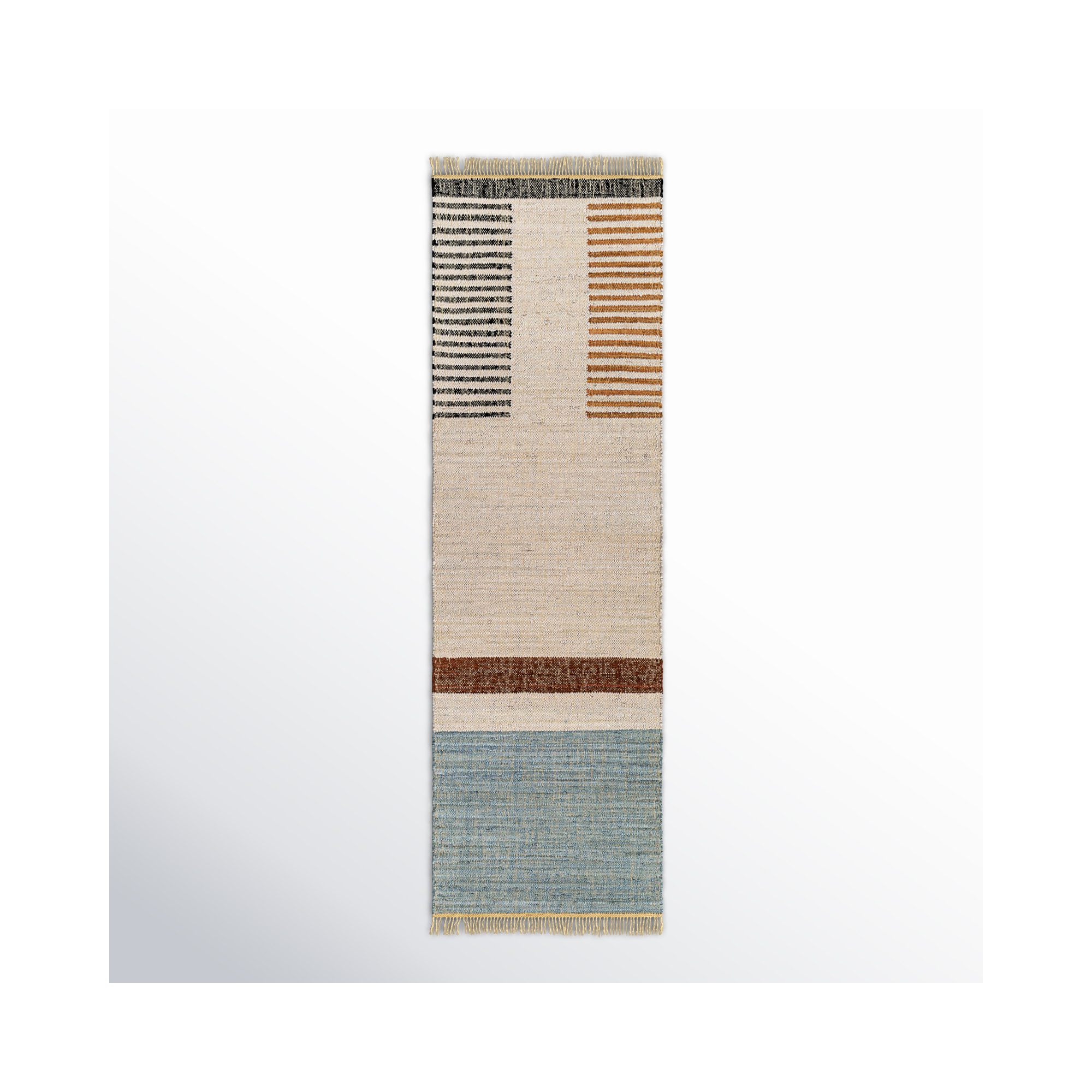 Avenue Handmade Cotton Rug, Runner 2'6" x 8'
