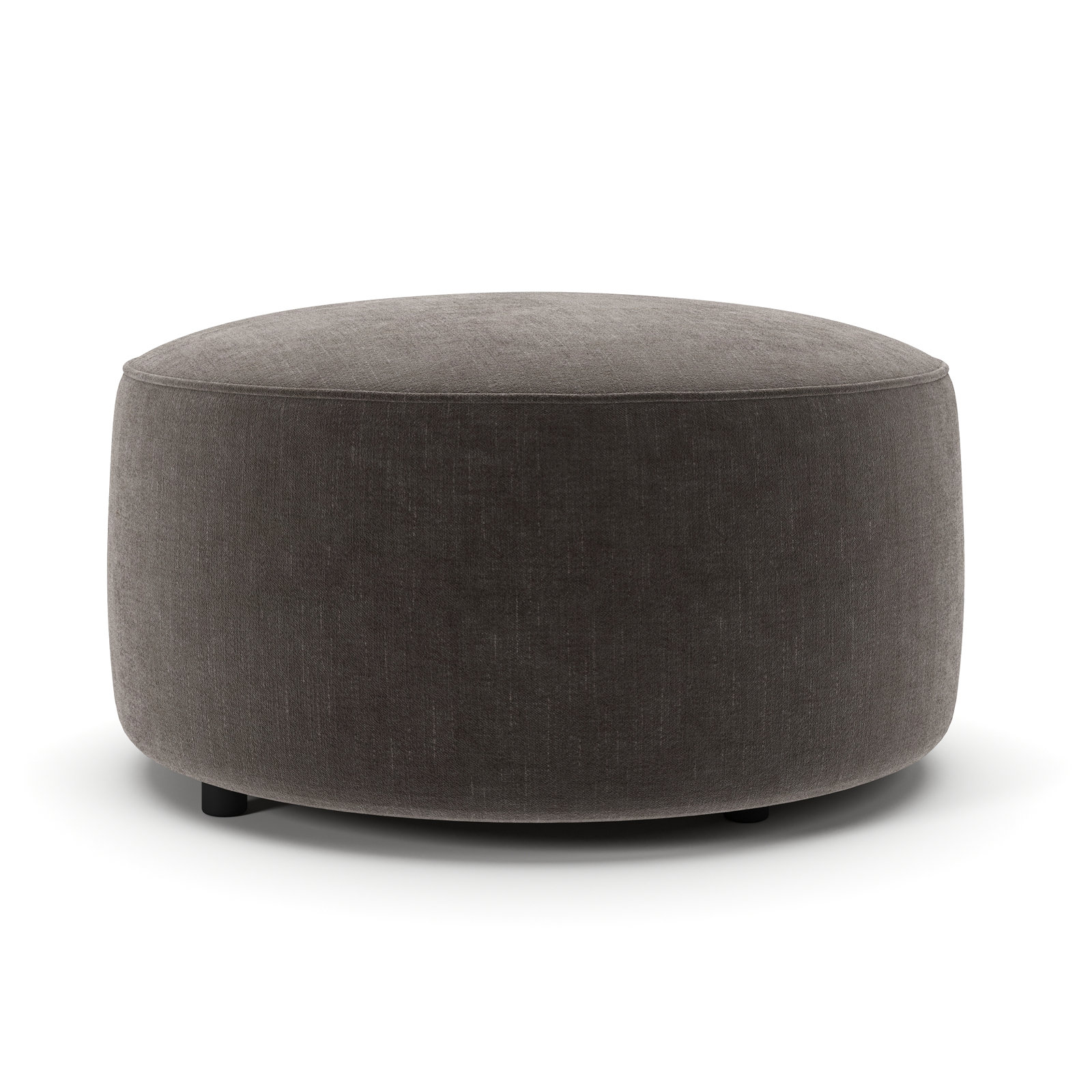 Murano Upholstered Ottoman, Andrew Espresso
