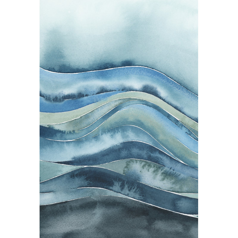 Quiet Wave I by Grace Popp - Wrapped Canvas Print, 46cm H x 30cm W x 3.8cm D