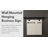 Wall Mounted Hanging Display Sign-111234292