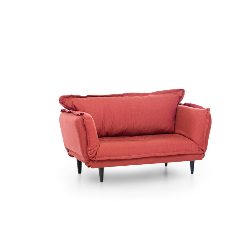 Frankie 3 Seater Clic Clac Sofa Bed, Orange