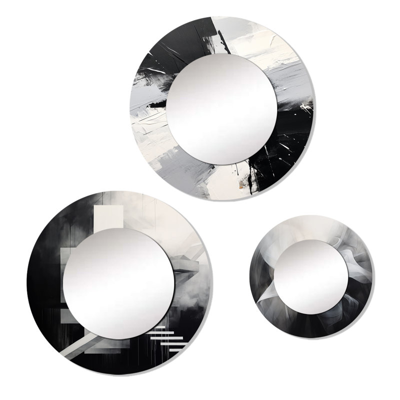 Miroir mural en aluminium Elisbet
