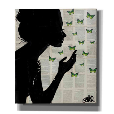 «Simplicity Green» par Loui Jover - impression sur toile tendue