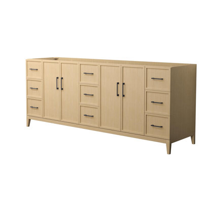 Elan 83'' Double Bathroom Vanity Base Only