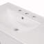 Ensemble de meuble-lavabo simple 18 po avec plateau en céramique Jasier