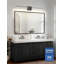 Éclairage pour meuble-lavabo à DEL de 39,4 pouces avec éclairage à intensité variable 5CCT, luminaire de meuble-lavabo noir de 34 W pour miroir et armoire-119921250-119921251-119921254