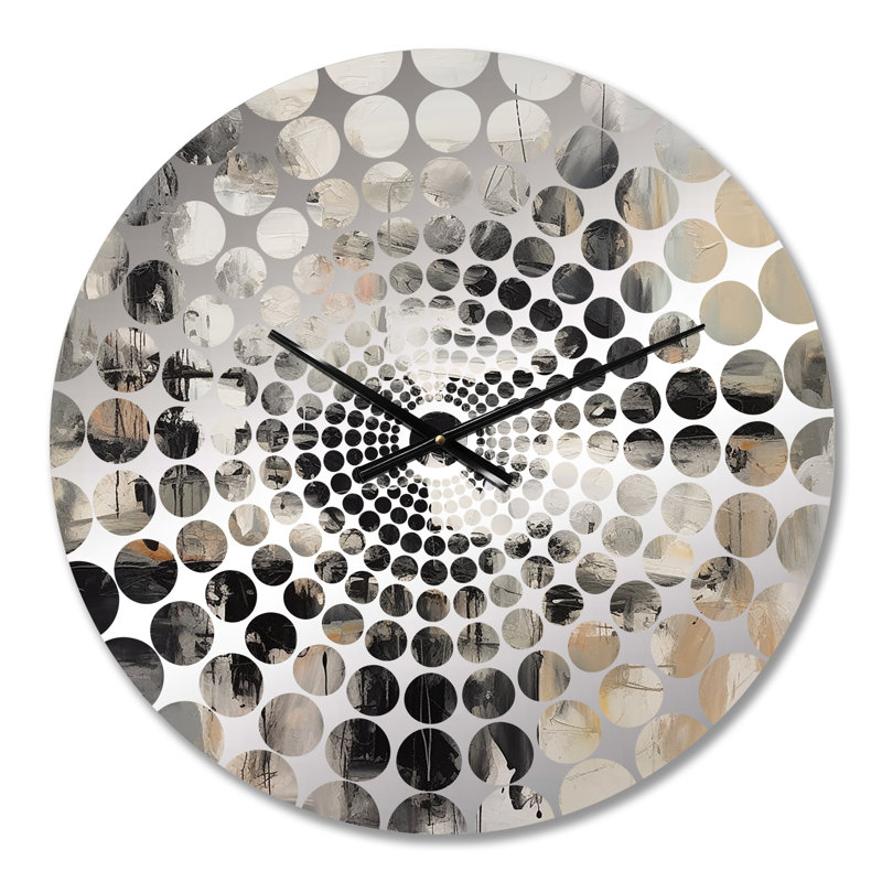 Jamis - Horloge murale géométrique abstraite, Petit