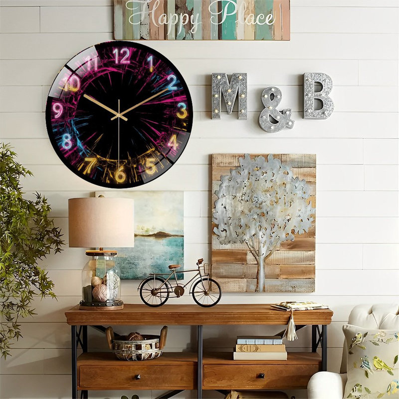 Horloge murale 12 po