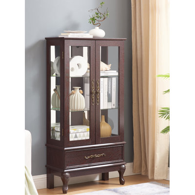 Armoire à vin en verre Curio Cabinet