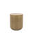 Delphine Embossed Metal Side Table