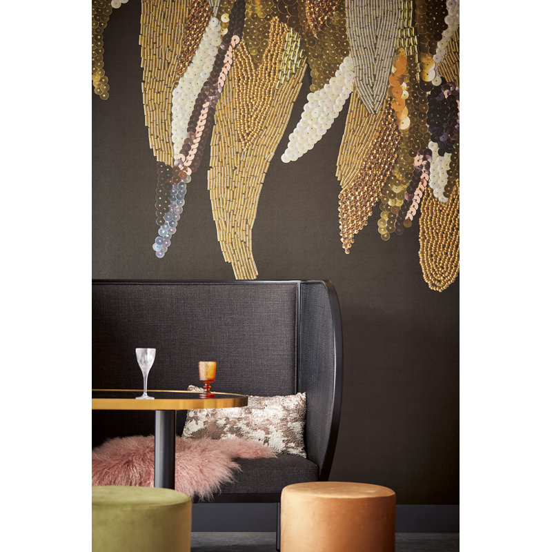 Abstract Wall Mural, Black