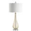 Lampe de table DEL en verre / cristal Dew Drop 32,75 po