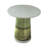 Glass and Marble Accent Table with Tapered Base-61667899
