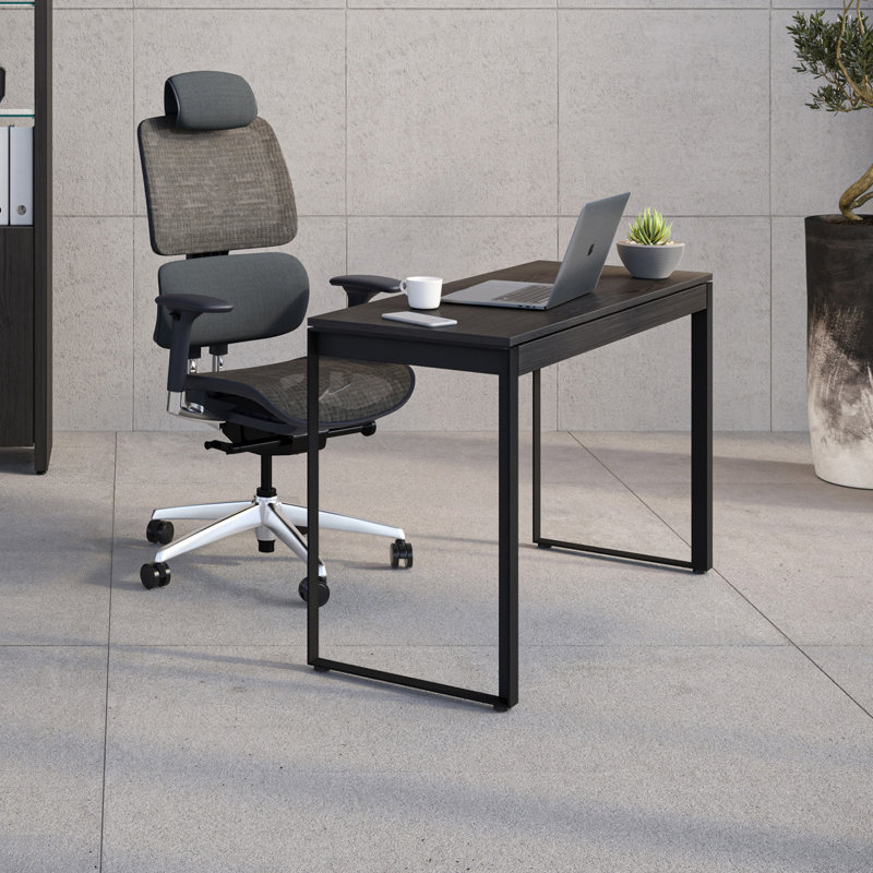 Linea™ Writing Desk, Charcoal Stained Ash