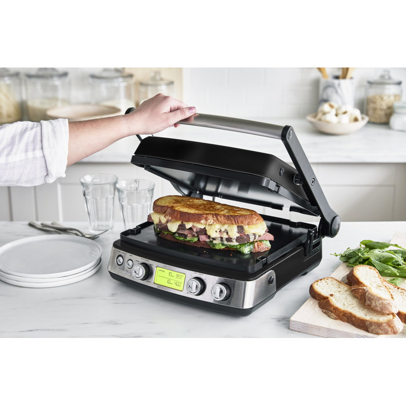 GreenPan Elite Non-Stick 3-in-1 Contact Grill & Indoor BBQ, Black