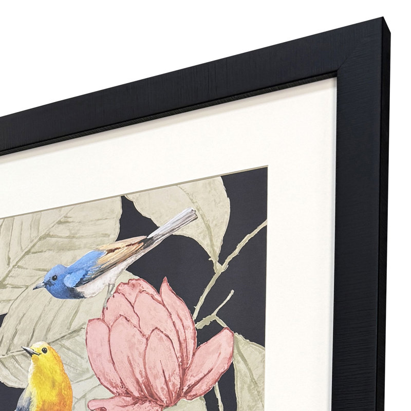 Tableau encadré d'oiseaux