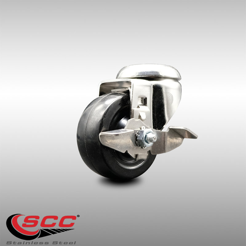 Swivel Stem Caster, 3.5" H x 3.5" W