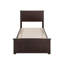 Lit plateforme en bois massif francoise avec pied de lit assorti Francoise-1111206089-1111206091