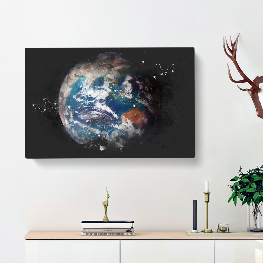Beautiful View Of Earth - Wrapped Canvas