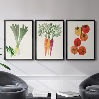 Toile encadrée organique Premium Veg II - prête à être accrochée