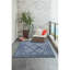 Tapis d'intérieur / extérieur bleu marine Kaed-1220131804