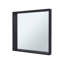 Armoire à pharmacie Plains H 23,6 po, 1 tablette, 1 miroir, wengé noir - Salle de bain (miroir inclus seulement)