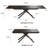 102'' Extendable Dining Table Set With Sintered Stone Dining Table And 8 Faux Leather Dining Chairs-115160306-115160301