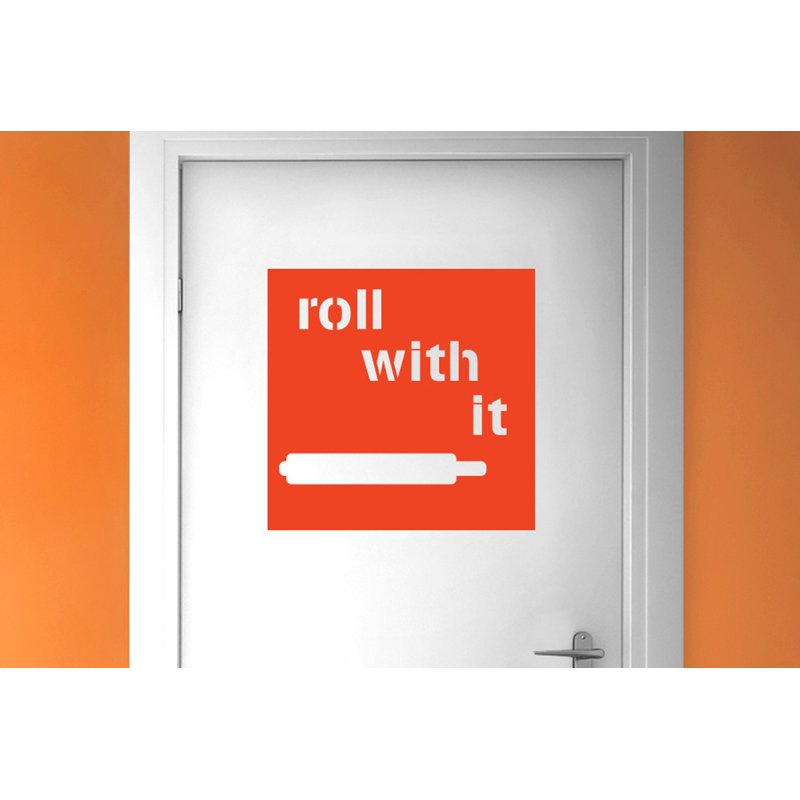 Wall Decal, Orange