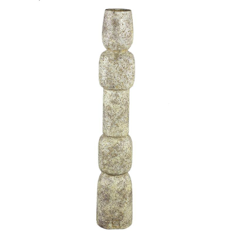 Cement Candelabra, 90cm H x 16cm W x 16cm D