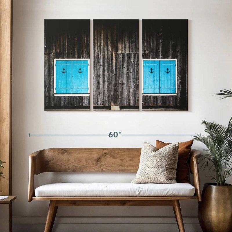 Lilie Nautical Windows, 32" H x 50" W