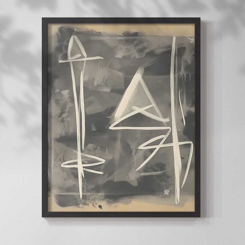 "ABSTRACT Series DCCL XXXIV" par J Paul, Noir, noir, noir, noir, H 11 po x l 9 po