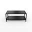 Table basse avec cadre inférieur en acier Martha Stewart