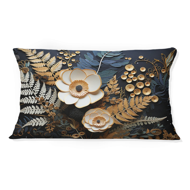 Coussin Ferns Copper Elegance I - Ferns