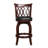 Alyn Swivel Upholstered Counter Stool with Solid Wood Frame-775466384