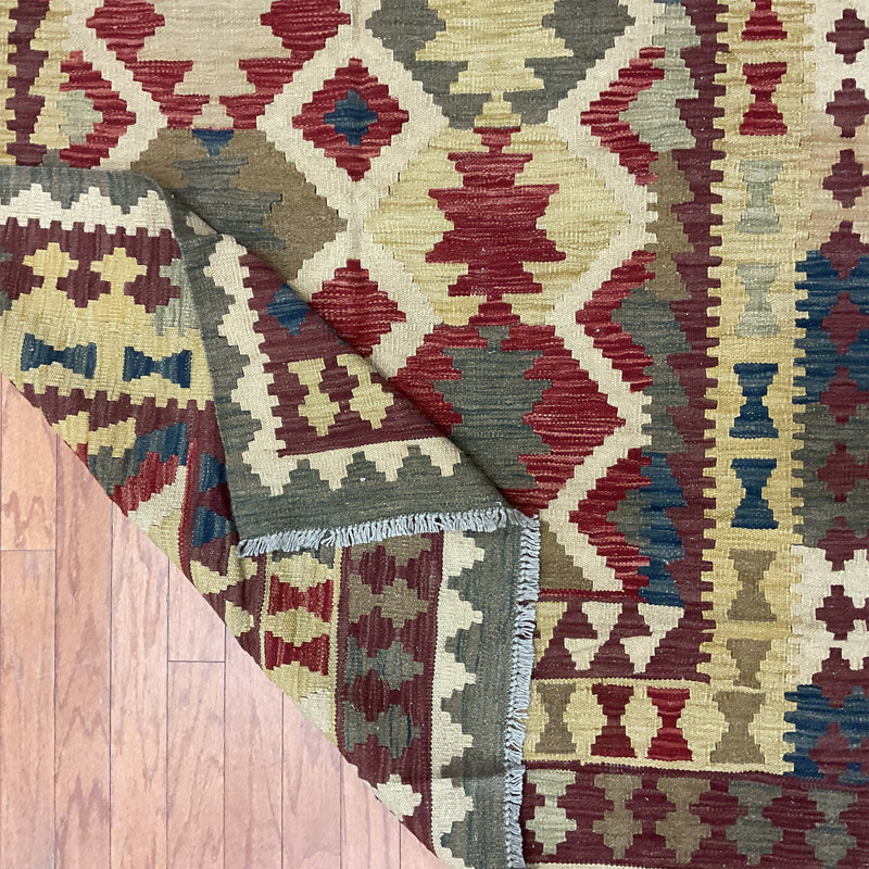 Tapis en laine fabriqué à la main Kilim