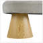 Banc de salle à manger et d'entrée rembourré polyvalent en chenille, avoine, capacité de 300 lb, aucun assemblage requis