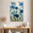 Harnek Abstracted Floral In Blue II-108435702